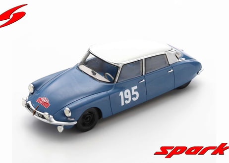 Spark 1/43 (S5533) Citroen DS19 #195 5TH MONTE CARLO RALLY 1963