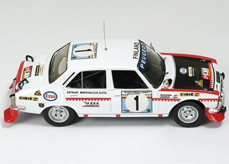 ixo models 1/43 (RAC177) Peugeot 504 #1 Rally Safari 1975