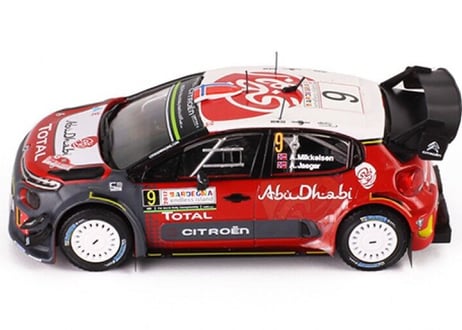 ixo models 1/43 (RAM640) CITROEN C3 WRC #9 Rallye Sardegna 2017