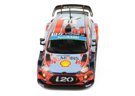 ixo models 1/43 (RAM700) HYUNDAI i20 Coupe WRC # 11 Rallye Monte-Carlo 2019