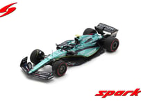 Spark 1/43 (S8595) Aston Martin AMR23 #14 Aston Martin Aramco Cognizant F1 Team 7th British GP 2023
