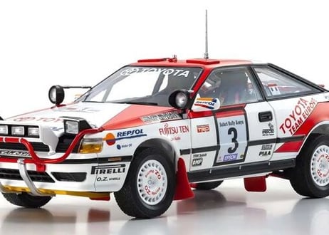KYOSHO 1/18 (KS08961A) TOYOTA Celica GT-FOUR (ST165) #3 Rally Safari 1990