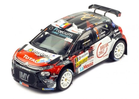 ixo models 1/43 (RAM740)Citroen C3 R5 #3 Winner Rally Condroz 2018