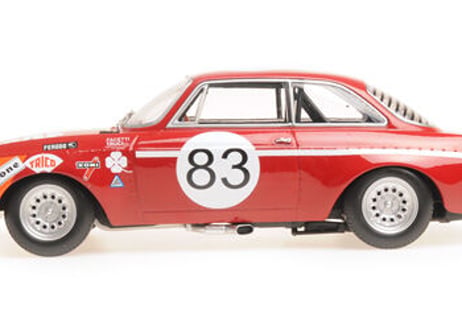 MINICHAMPS 1/18 (155722283) Alfa Romeo GTA 1300 Junior #83 Autodelta Spa 24H 1972