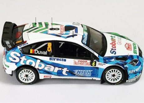 ixo models 1/43 (RAM304) FORD FOCUS RS 07 WRC #8 4TH RALLY MONTE CARLO 2008