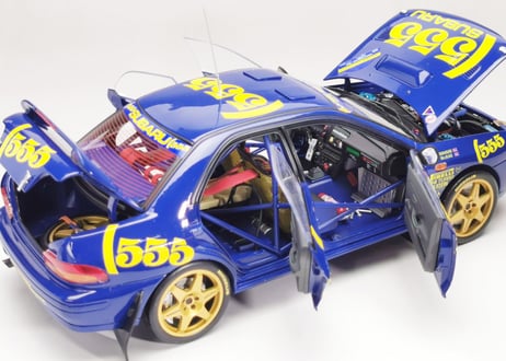 Sun Star 1/18 (5516) Subaru Impreza 555 #1 Winner Rallye Catalunya 19