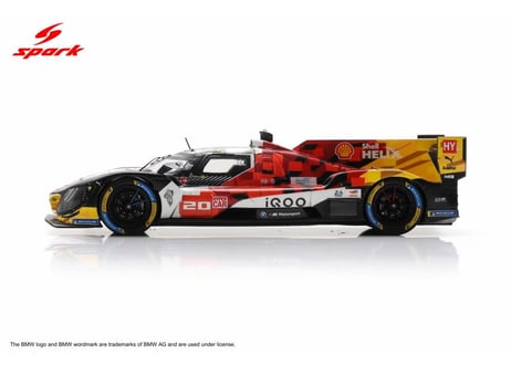 Spark 1/43 (S9263) BMW M Hybrid V8 #20 BMW M TEAM WRT Le Mans 24H 2025
