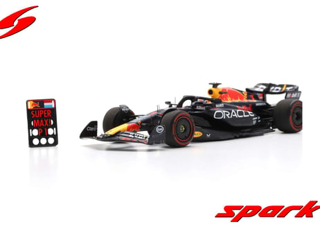 Spark 1/43(S8916)OracleRedBullRacing RB19#1 OracleRedBullRacing WinnerBelgianGP2023 With pit board