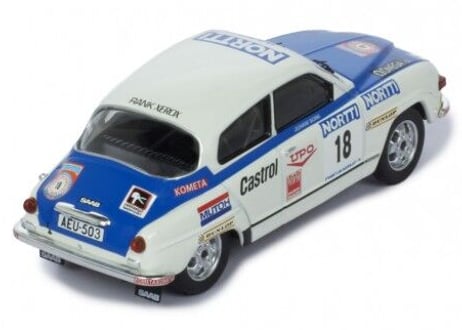 ixo models 1/43 (RAC378B) SAAB 96 V4 #18 Rally of The 1000 Lakes 1976