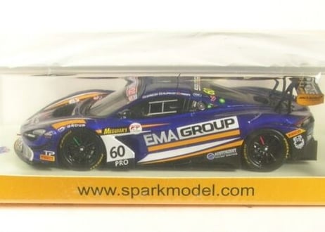 Spark 1/43 (AS045) MCLAREN 720S GT3 #60 59RACING/EMA RACING 2ND BATHURST 12H 2020
