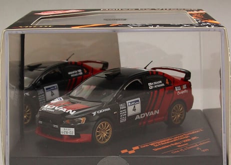 VITESSE 1/43 (43420) MITSUBISHI LANCER EVOLUTION X #4 Winner Shinshiro Rally/2008 JRC