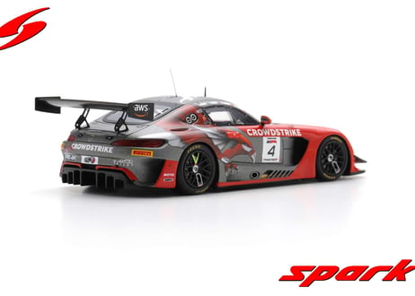 Spark 1/43 (SB723) Mercedes-AMG GT3 #4 CrowdStrike Racing by Riley 24H Spa 2023