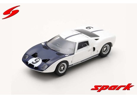 Spark 1/43 (S7953) FORD GT NO.9 TEST APRIL LE MANS 1964 JO SCHLESSER
