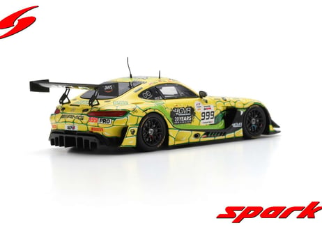 Spark 1/43 (SB729) Mercedes-AMG GT3 #999 Mercedes-AMG Team GruppeM Racing 24H Spa 2023