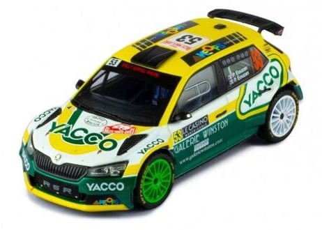 ixo models 1/43 (RAM790LQ) Skoda Fabia Rally2 EVO #53 Rally MonteCarlo 2021
