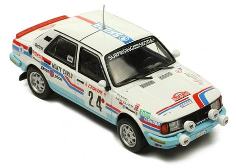 ixo models 1/43 (RAC277) SKODA 130L #24 Rallye Monte-Carlo 1987