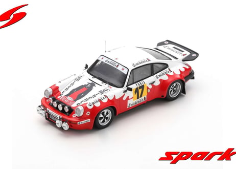 Spark 1/43 (S6635) PORSCHE 911 Carrera #17 Rally MonteCarlo 1977