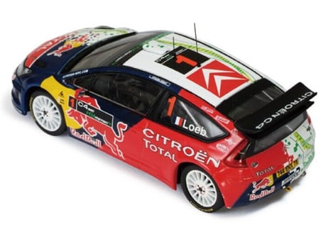 ixo models 1/43 (RAM335) CITROEN C4 WRC #1　Hybrid4 Presentation 2008 S.ローブ