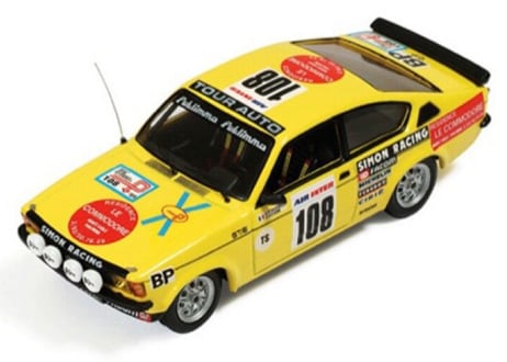 ixo models 1/43 (RAC203) OPEL カデット 1979年 ツール・ド・フランス 4位 #108