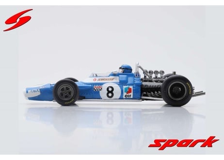 Spark 1/43 (S7188) MATRA MS80 NO.8 MONACO GP 1969