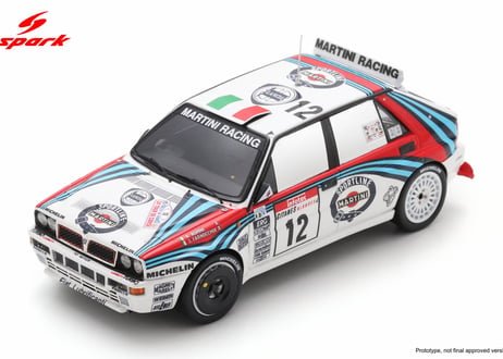 Spark 1/43 (S9019) Lancia Delta HF Integrale EVO #12 6th Tour de Corse - Rally de France 1992