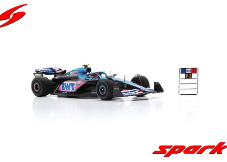 Spark 1/43 (S8925) Alpine A523 #10 BWT Alpine F1 Team 3rd Dutch GP 2023 With pit board Pierre Gasly