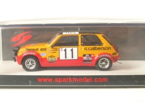 Spark 1/43 (S6038) RENAULT 5 ALPINE #11 MONTE CARLO RALLY 1979