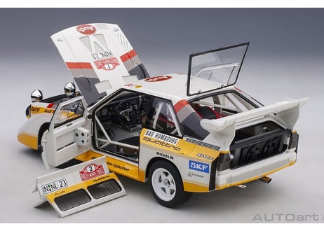 AUTOart 1/18 (88601) Audi Sport Quattro S1 #2 WRC Rally Monte Carlo 1986