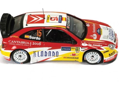 ixo models 1/43 (RAM238) Citroen Xsara WRC #15 2nd RACC Catalunya 2006