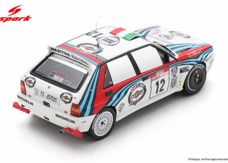 Spark 1/43 (S9019) Lancia Delta HF Integrale EVO #12 6th Tour de Corse - Rally de France 1992