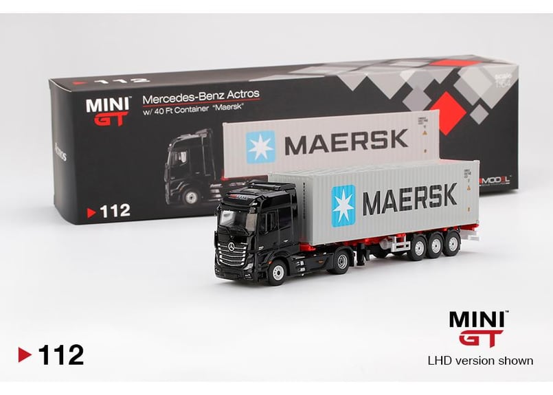 MINI GT 1/64 (MGT00112-R) Mercedes-Benz Actros MINI GT 1/64 (MGT00112-R) Mercedes-Benz Actros