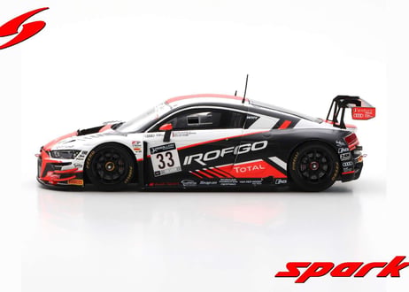 Spark 1/43 (SB393）Audi R8 LMS GT3 #33 Belgian Audi Club Team WRT 24H Spa 2020