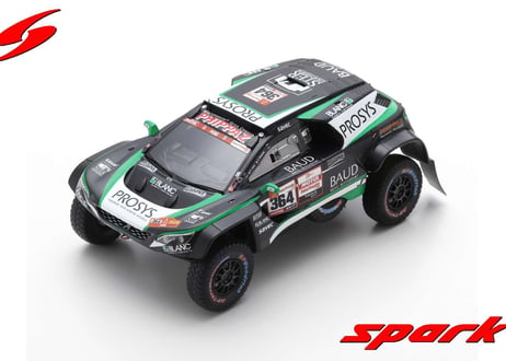 Spark 1/43 (S5630) PEUGEOT 3008 DKR MAXI #364 EASY RALLY DAKAR RALLY 2019