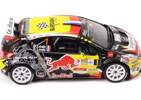 ixo models 1/43  (RAM659) PEUGEOT 208 T16 R5 #1 Chablais Rally 2017 S.Loeb