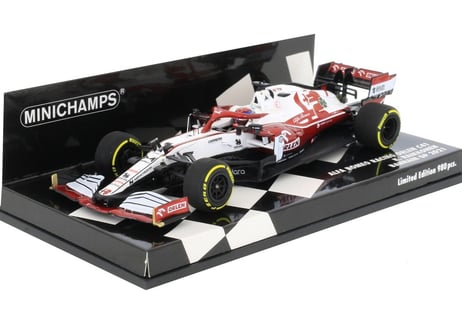 MINICHAMPS 1/43 Alfaromeo Racing ORLEN C41 #7 Bahrain GP 2021 K.Raikkonen