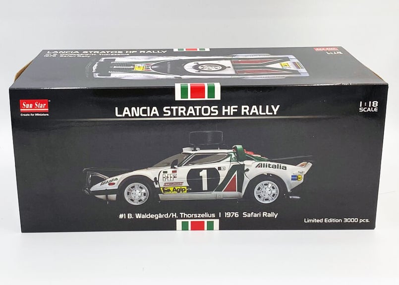 Sun Star 1/18 (4565) Lancia Stratos HF Rally #1 Sun Star 1/18 (4565) Lancia Stratos HF Rally #1