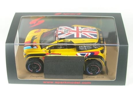 Spark 1/43 (S5627) PEUGEOT 3008 DKR MAXI #312 PH-SPORT DAKAR RALLY 2019
