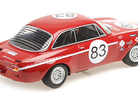 MINICHAMPS 1/18 (155722283) Alfa Romeo GTA 1300 Junior #83 Autodelta Spa 24H 1972