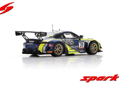 Spark 1/43 (SB519) Porsche 911 GT3 R #39 SINGHA Racing Team TP 12 3rd Pro-AM Cup class 24H Spa 2022