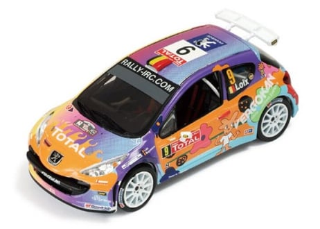 ixo models 1/43 (RAM333) Peugeot 207 S2000 #9 Winner Rally Ypres 2008