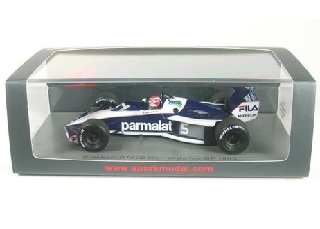 Spark 1/43 (S7098) BRABHAM BT52B #5 WINNER ITALIAN GP 1983