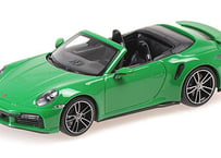 MINICHAMPS 1/43 (410069482)  Porsche 911(992) Turbo S Cabriolet 2019 Green