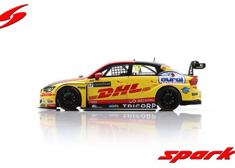 Spark 1/43 (S8968) Audi RS 3 LMS #17 Comtoyou DHL Audi Sport Winner Race 1 WTCR 2020 Slovakia 2020
