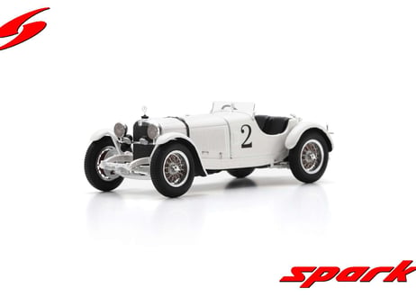 Spark 1/43 (43SPA1931) Mercedes-Benz SSK #2 Winner 24H Spa 1931