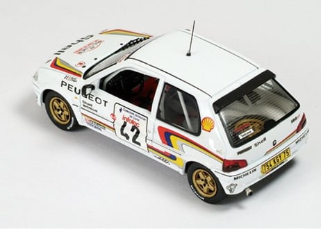 ixo models 1/43 (RAC179) PEUGEOT 106 XSI (PEUGEOT SPORTS） 1993年 ツール・ド・コルス #42