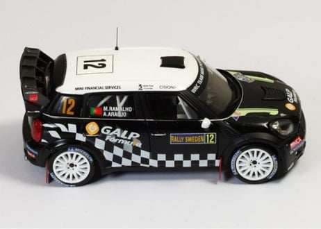 ixo models 1/43 (RAM504) Mini John Cooper Works #12  Rally Sweden 2012