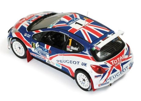 ixo models 1/43 (RAM442) Peugeot 207 S2000 #1 Winner Sata Rally Acores 2010