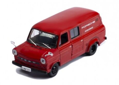 ixo models 1/43 (RAC384X) Ford Transit Mk I 1966 Porsche Racing Assistance