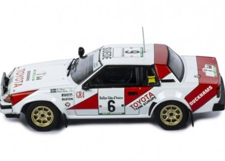 ixo models 1/43 (RAC400A) Toyota Celica 2000GT #6 Rallye Cote D'Ivoire 1982
