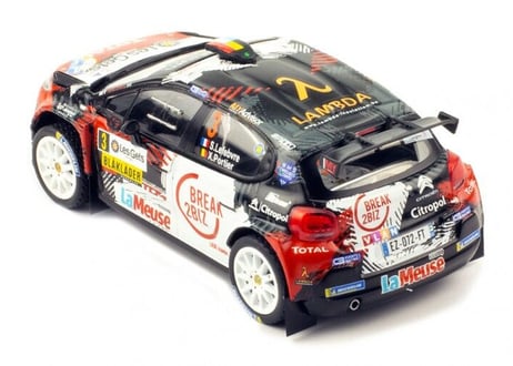 ixo models 1/43 (RAM740)Citroen C3 R5 #3 Winner Rally Condroz 2018